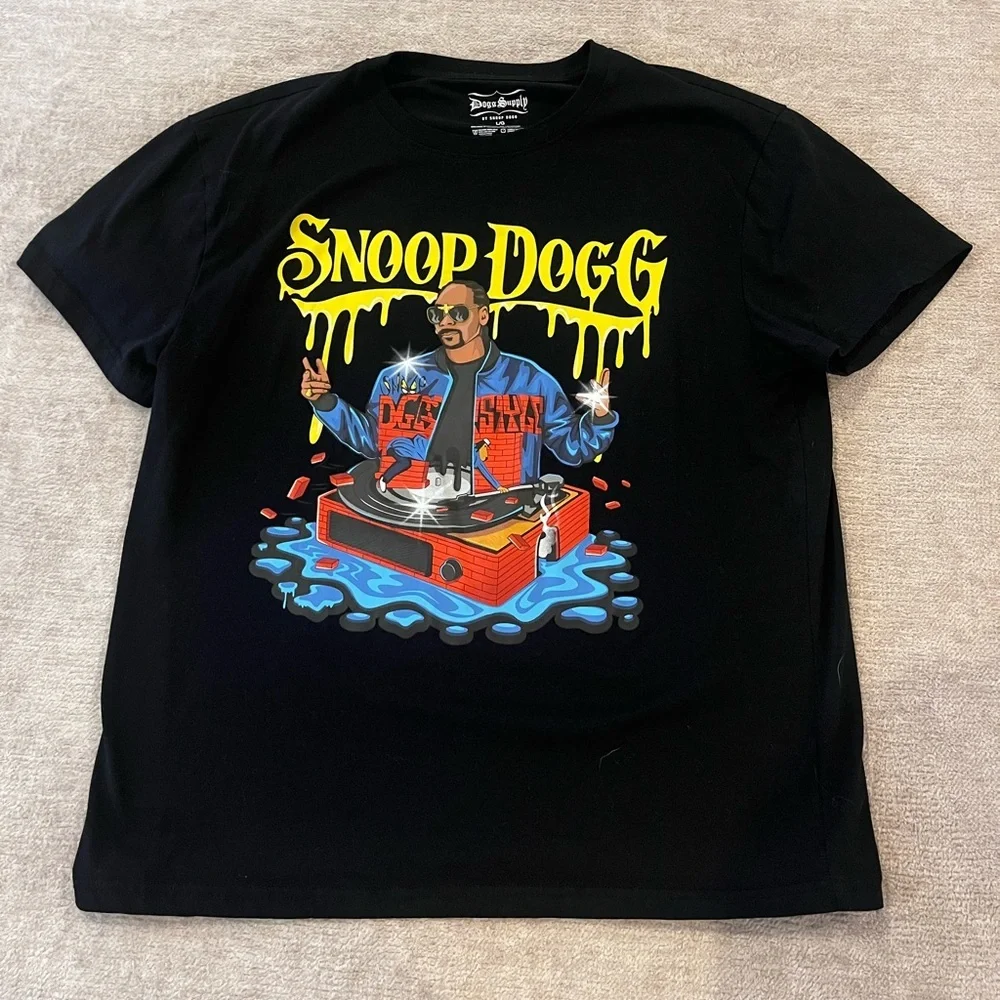 Dogg Supply by Snoop Dogg Men's & Big Men's Logo Drip Graphic T-Shirt Size L - Picture 2 of 5
